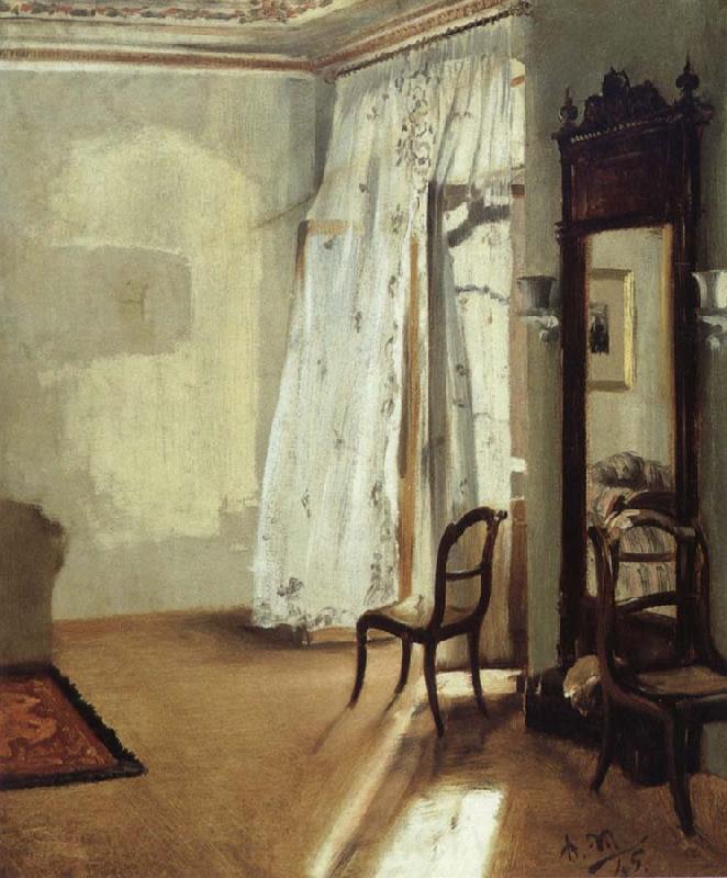 Adolph von Menzel The Balcony Room Spain oil painting art